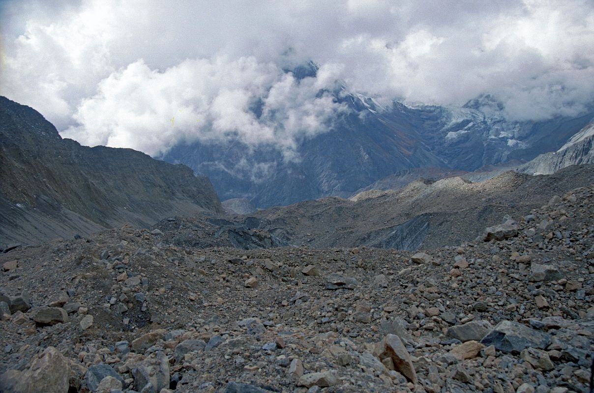 310 Trekking Down The Annapurna North Glacier To Base Camp